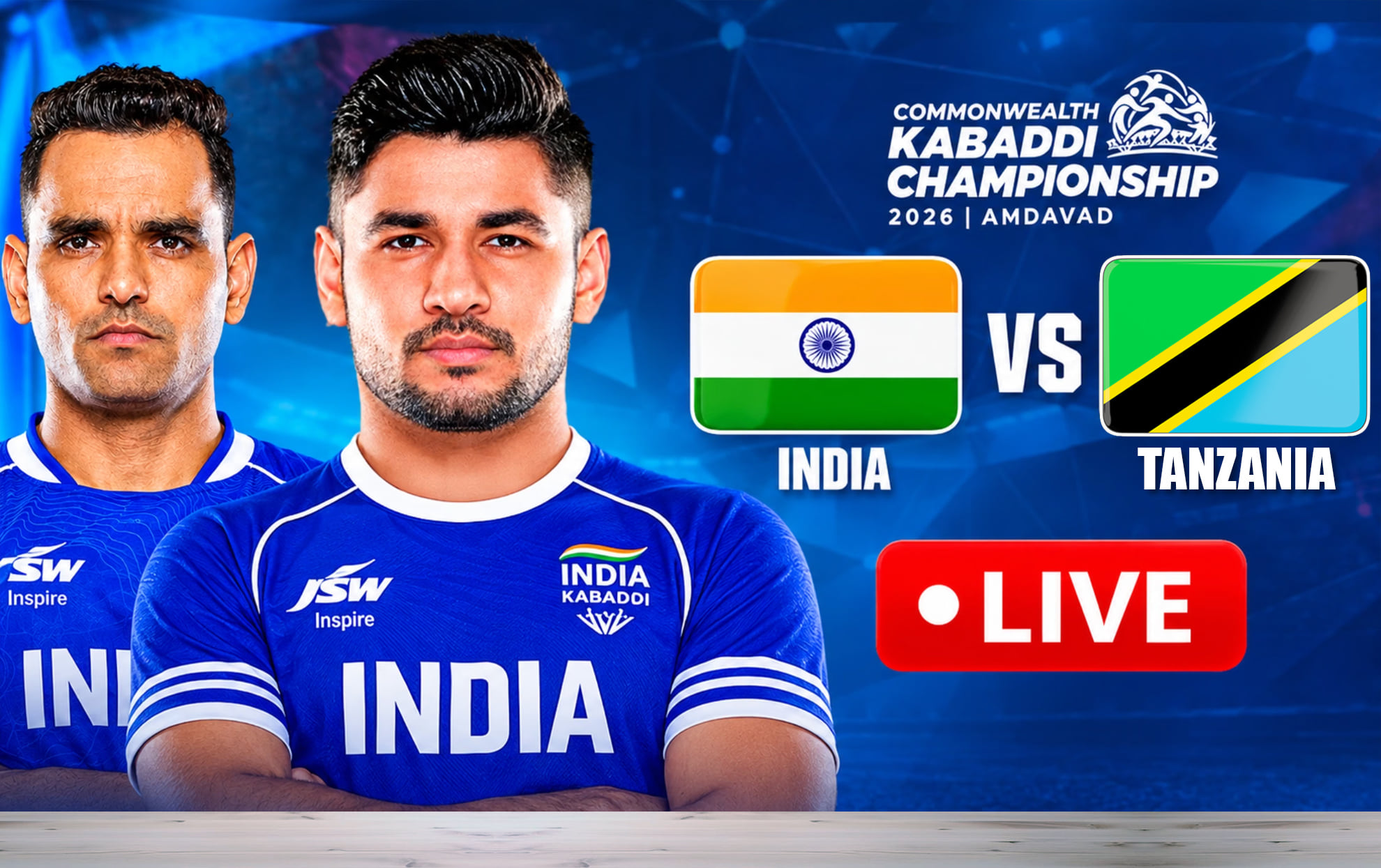 India vs Tanzania Men's Kabaddi LIVE streaming & telecast: Commonwealth Kabaddi Championship 2026