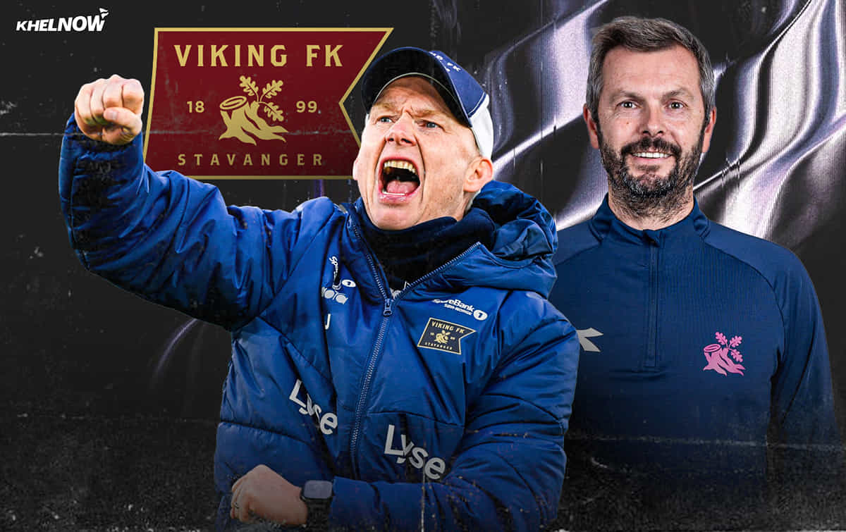 Why do Viking FK have two head coaches?