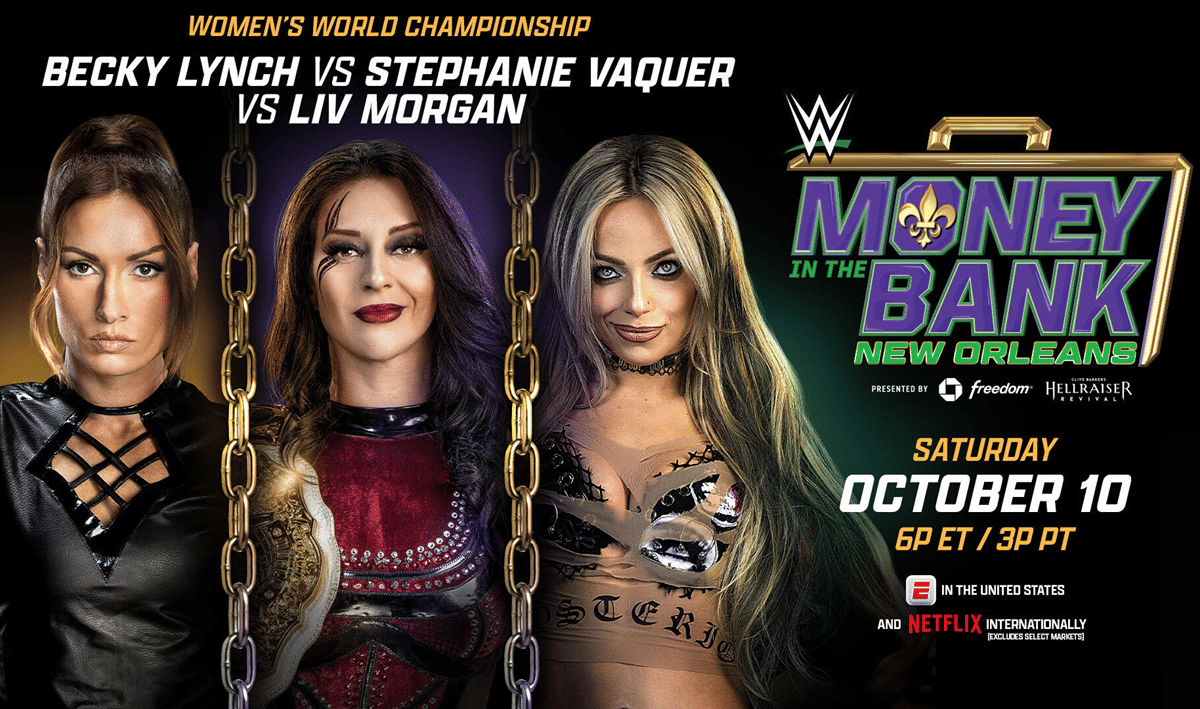 WWE Money in the Bank 2026_ Stephanie Vaquer vs Becky Lynch vs Liv Morgan