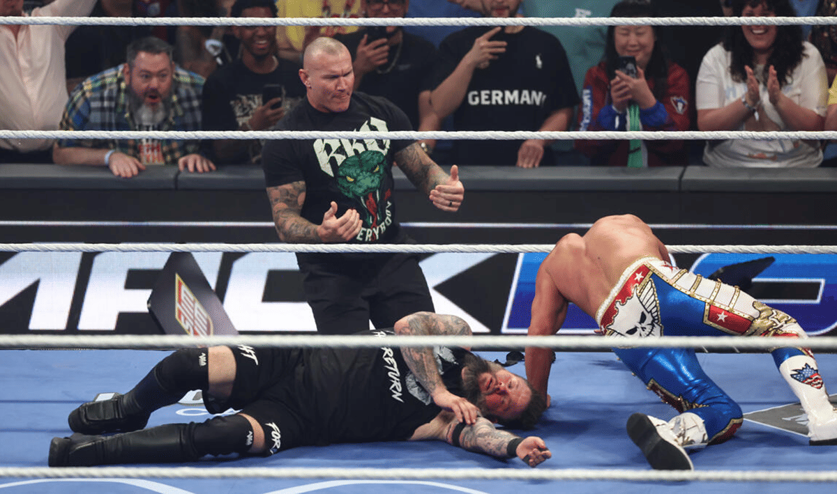 WWE SmackDown October 2, 26 - Randy Orton attacks Cody Rhodes