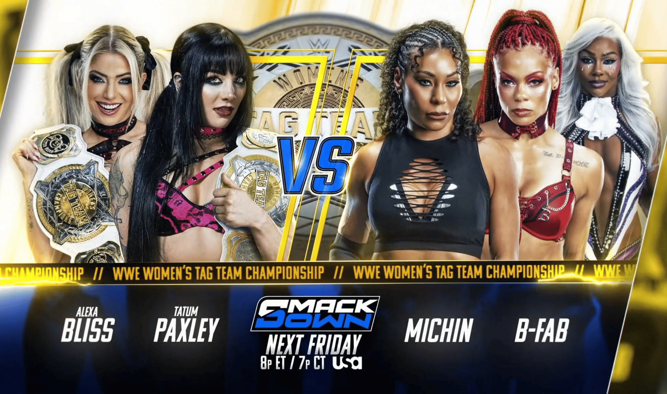 WWE SmackDown (October 23, 2026) – Alexa Bliss & Tatum Paxley's first title defense; Giulia vs Blake Monroe Street Fight & more set for next week