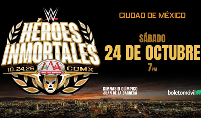 WWE x AAA Heroes Inmortales 2026