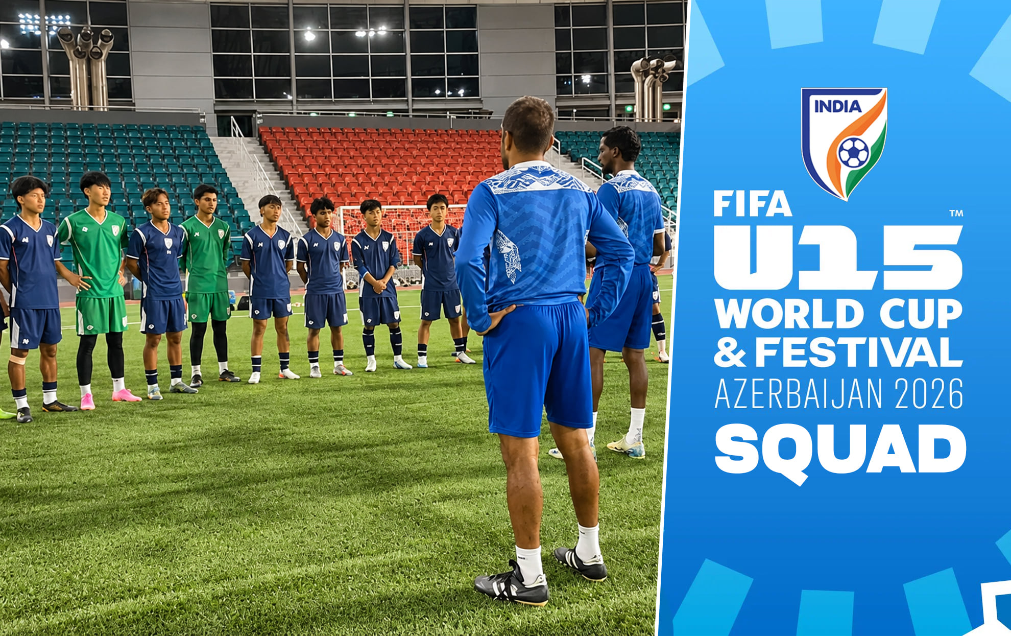 India U15 head coach Bibiano Fernandes announce 14-member squad for upcoming FIFA U15 World Cup & Festival 2026