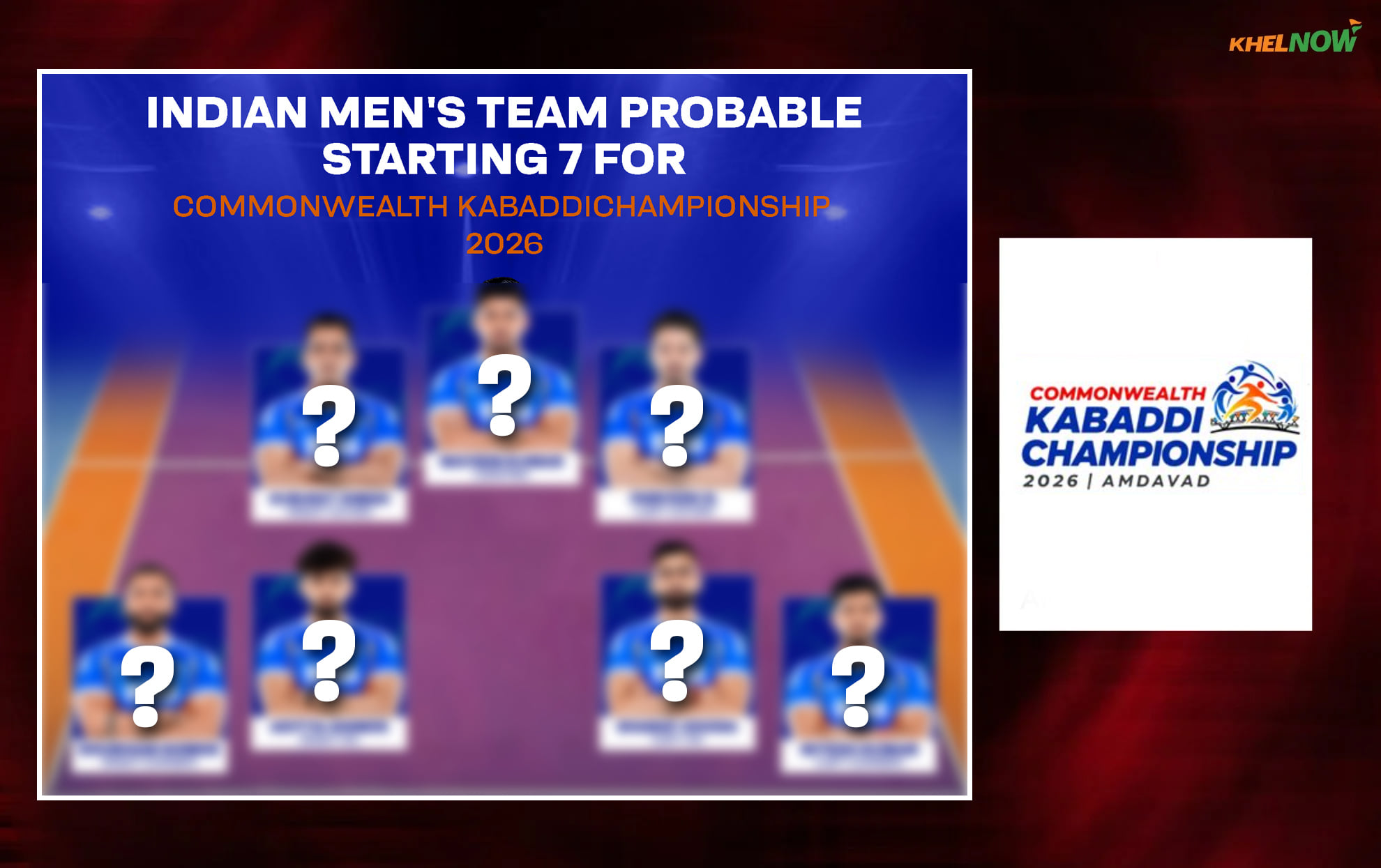 Indian men's team probable starting 7 for Commonwealth Kabaddi Championship 2026