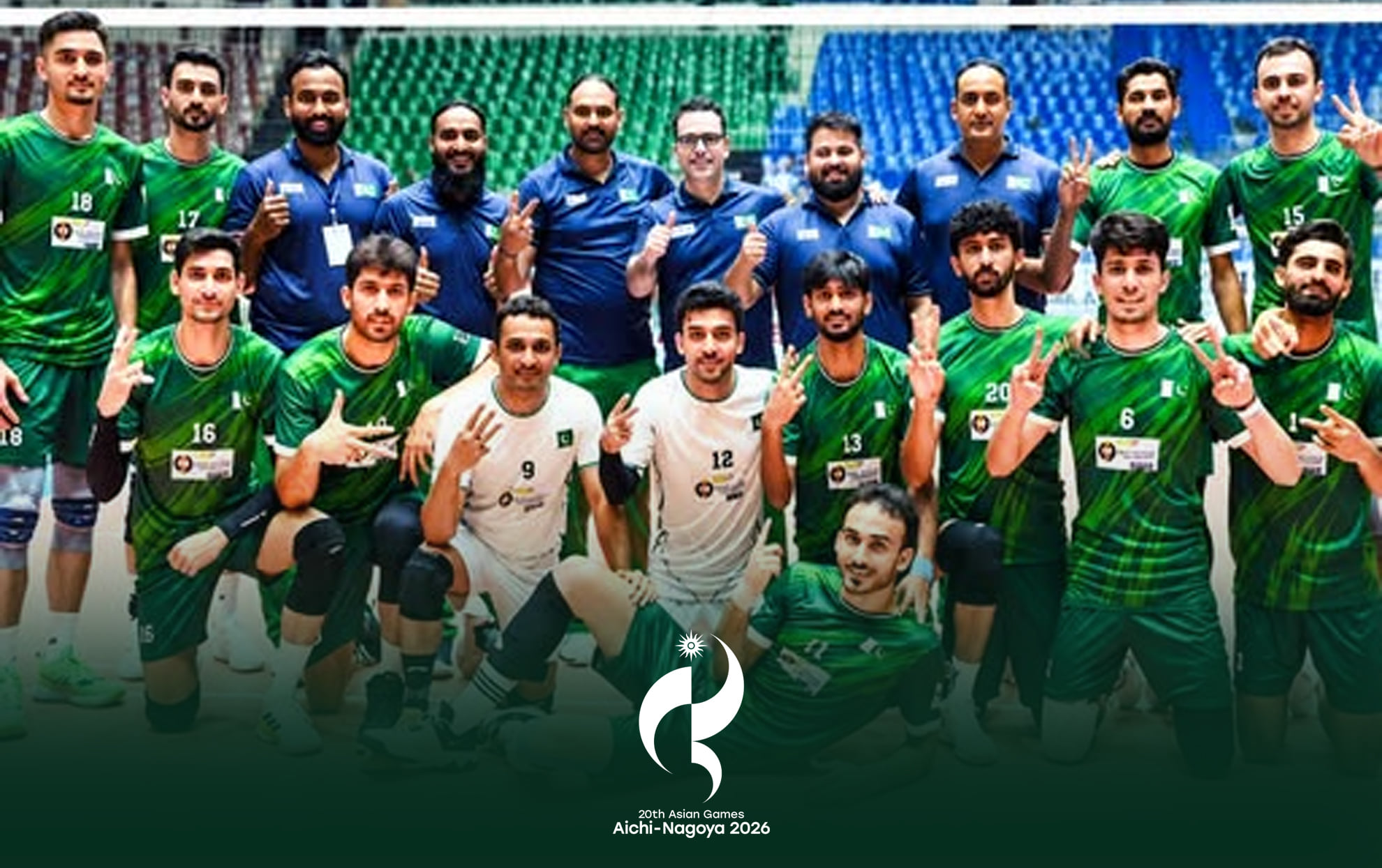 Watch: Pakistan volleyball team’s wild celebrations after quarter-final win over India in Asian Games 2026