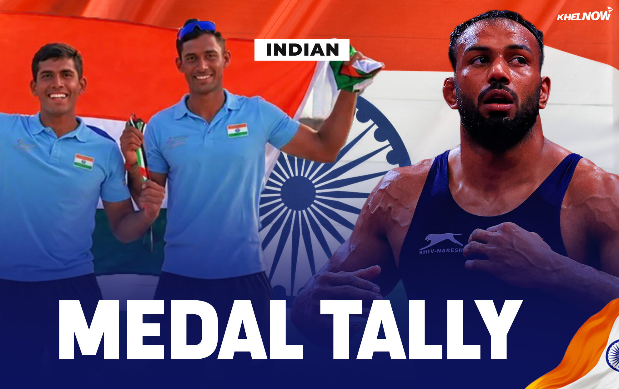 Asian Games 2026: India's medal tally after Day 12, 1st October