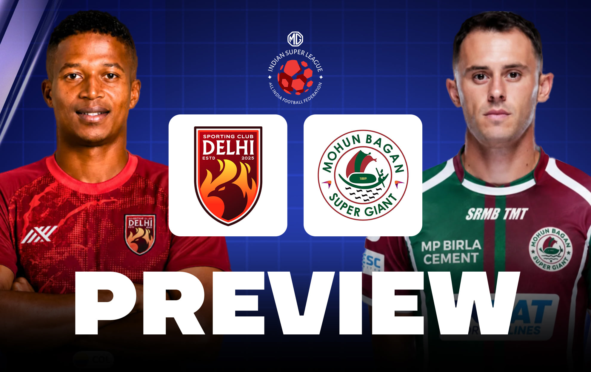 SC Delhi vs Mohun Bagan Preview: Predicted Lineups, Team News | ISL 2026-27