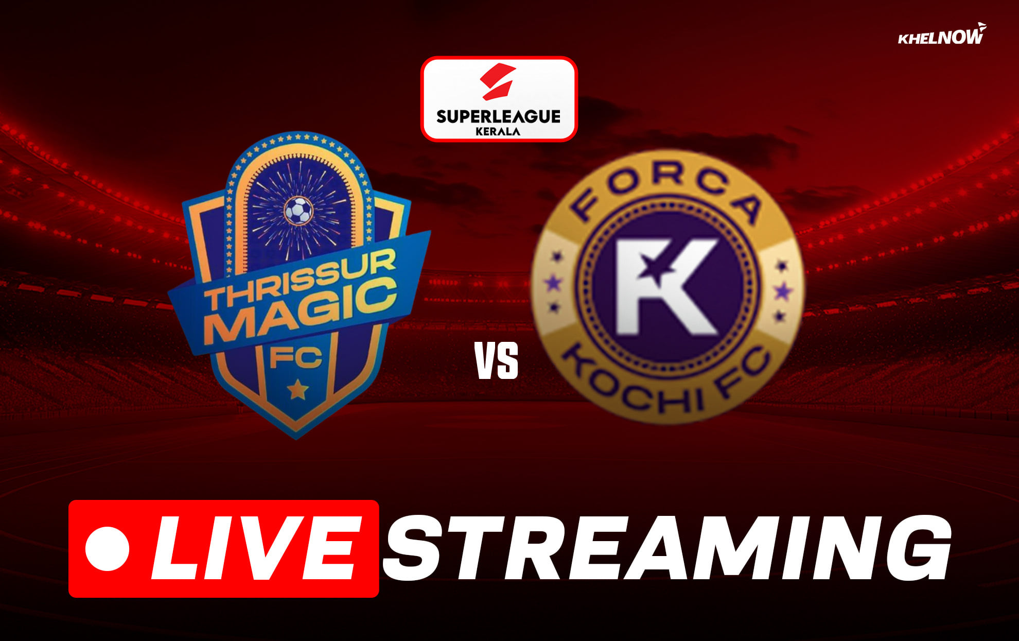 Kannur Warriors FC vs Thrissur Magic FC live streaming: When & where to watch Super League Kerala 2026 match?